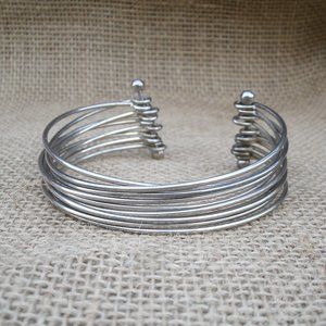 Vintage Handmade Steel Wire Bracelet